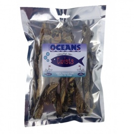 Fish4Dogs Jerky Fish Twist -vissnack hond-